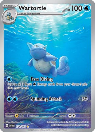 Wartortle - 171/165 [SV: Scarlet & Violet 151] Holofoil