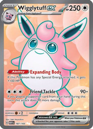 Wigglytuff ex - 187/165 [SV: Scarlet & Violet 151] Holofoil