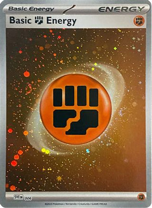 Basic Fighting Energy (Cosmos Holo) - 6/null [SVE: Scarlet & Violet Energies] Holofoil