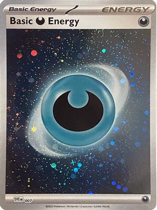 Basic Darkness Energy (Cosmos Holo) - 7/null [SVE: Scarlet & Violet Energies] Holofoil