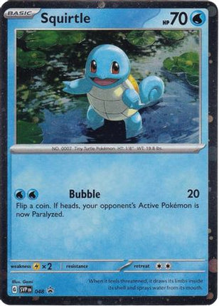 Squirtle - 048 (Cosmos Holo) - 48/null [SV: Scarlet & Violet Promo Cards] Holofoil