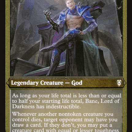 Bane, Lord of Darkness [Commander Legends: Battle for Baldur's Gate] Etched Foil
