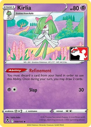 Kirlia 068- Prize Pack Series Cards