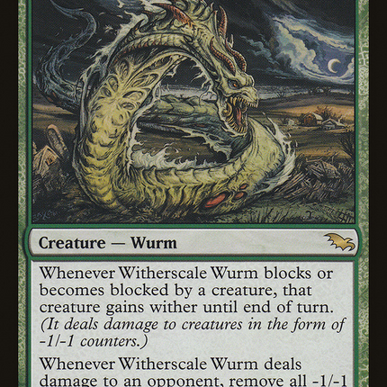 Witherscale Wurm [Shadowmoor]