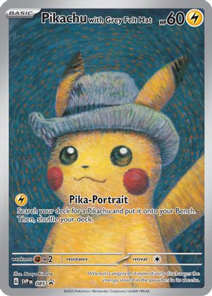 Pikachu with Grey Felt Hat - 85/null [SV: Scarlet & Violet Promo Cards]