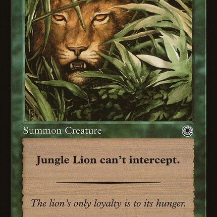 Jungle Lion (Retro) [The List]