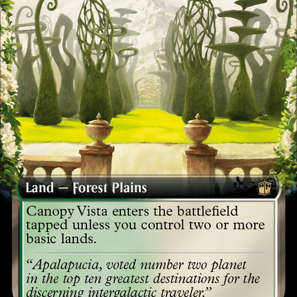 Canopy Vista (Extended Art) [Doctor Who] Surge Foil