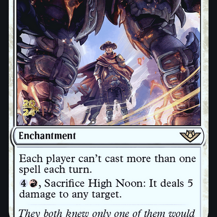 High Noon [Outlaws of Thunder Junction Promos] Prerelease Foil
