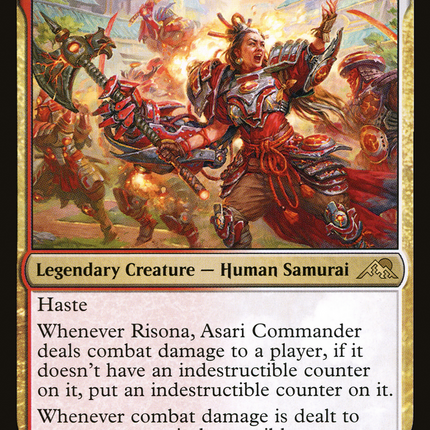 Risona, Asari Commander [Kamigawa: Neon Dynasty]
