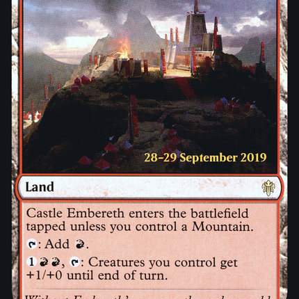 Castle Embereth [Throne of Eldraine Promos] Prerelease Foil