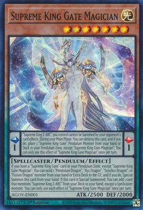 Supreme King Gate Magician (Super Rare) [AGOV-EN001] 1st Edition