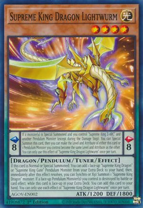 Supreme King Dragon Lightwurm (Common / Short Print) [AGOV-EN002] 1st Edition