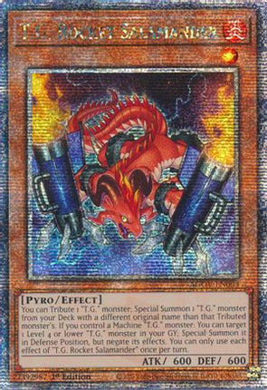 T.G. Rocket Salamander (Quarter Century Secret Rare)  [AGOV-EN003] 1st Edition