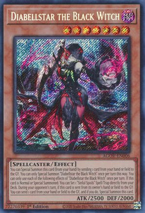 Diabellstar the Black Witch (Secret Rare) [AGOV-EN006] 1st Edition
