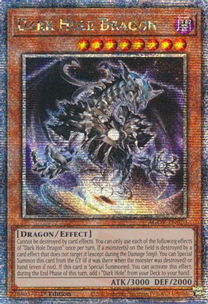 Dark Hole Dragon (Quarter Century Secret Rare)  [AGOV-EN020] 1st Edition