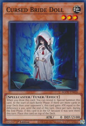 Cursed Bride Doll (Common / Short Print) [AGOV-EN026] 1st Edition