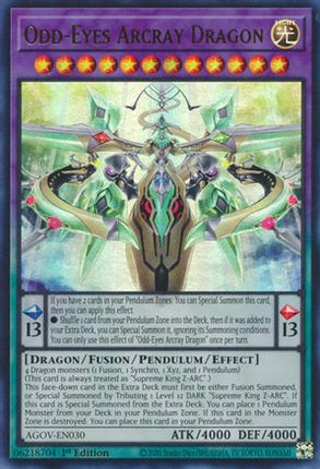Odd-Eyes Arcray Dragon (Ultra Rare) [AGOV-EN030] 1st Edition