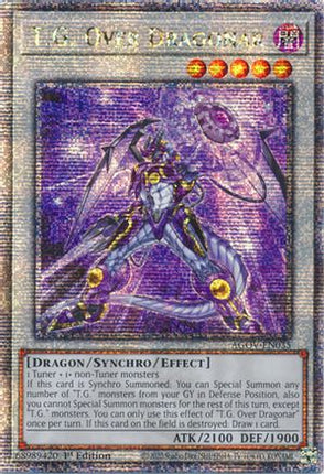 T.G. Over Dragonar (Quarter Century Secret Rare)  [AGOV-EN035] 1st Edition
