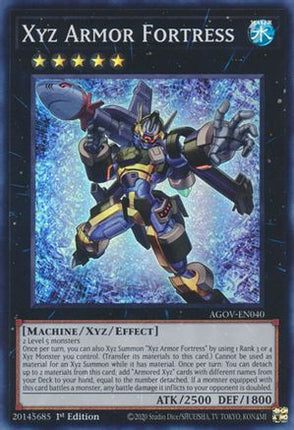 Xyz Armor Fortress (Super Rare) [AGOV-EN040] 1st Edition