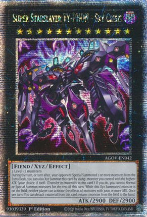 Super Starslayer TY-PHON - Sky Crisis (Quarter Century Secret Rare)  [AGOV-EN042] 1st Edition