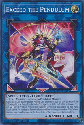 Exceed the Pendulum (Super Rare) [AGOV-EN045] 1st Edition