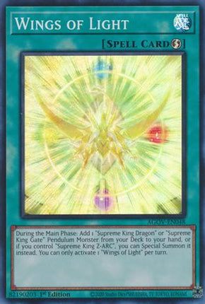 Wings of Light (Super Rare) [AGOV-EN048] 1st Edition