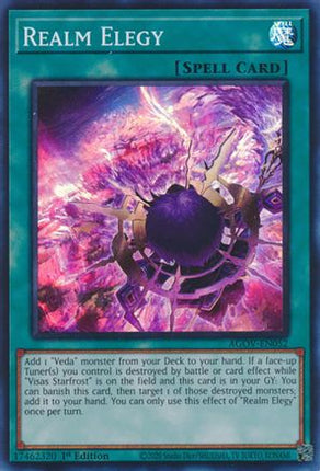 Realm Elegy (Super Rare) [AGOV-EN052] 1st Edition