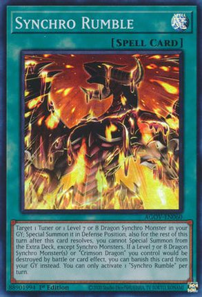 Synchro Rumble (Super Rare) [AGOV-EN060] 1st Edition