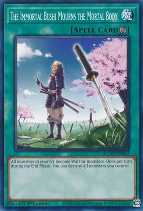 The Immortal Bushi Mourns the Mortal Body (Common / Short Print) [AGOV-EN067] 1st Edition