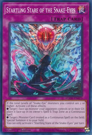 Startling Stare of the Snake-Eyes (Common / Short Print) [AGOV-EN075] 1st Edition