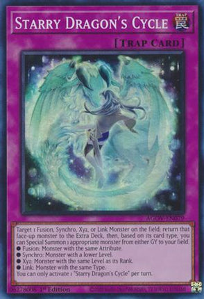 Starry Dragon's Cycle (Super Rare) [AGOV-EN079] 1st Edition