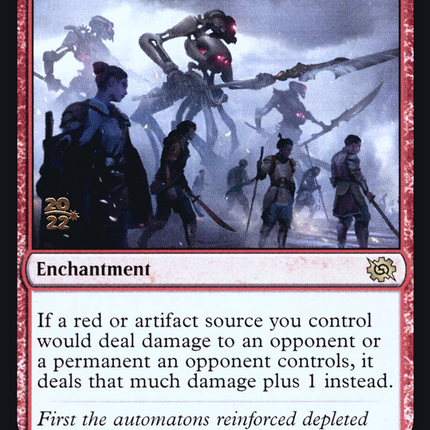 Mechanized Warfare [The Brothers' War Promos] Prerelease Foil