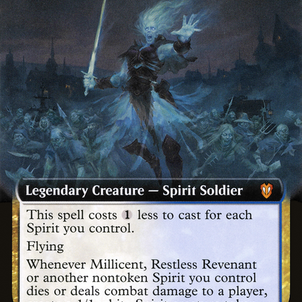 Millicent, Restless Revenant (Extended Art) [Crimson Vow Commander]