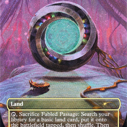 Fabled Passage (Borderless) [Secret Lair Drop] Galaxy Foil