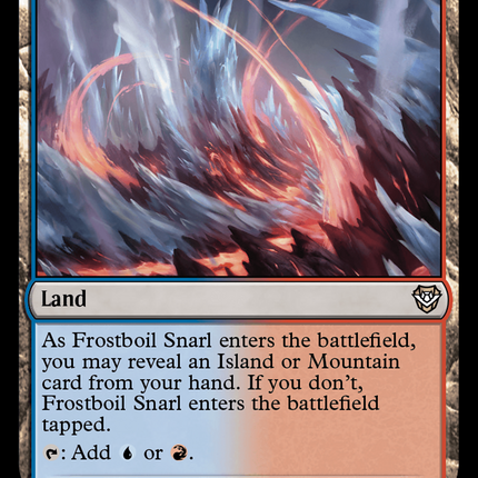 Frostboil Snarl [Outlaws of Thunder Junction Commander]