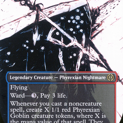 Ovika, Enigma Goliath (Showcase) (Borderless) [Phyrexia: All Will Be One]