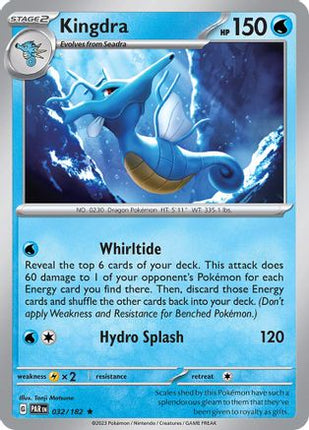 Kingdra - 32/null [SV04: Paradox Rift] Holofoil