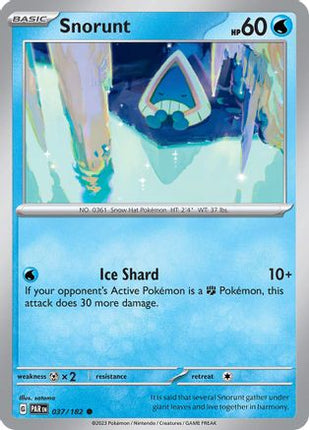 Snorunt - 037/182 [SV04: Paradox Rift]