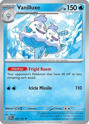 Vanilluxe - 45/null [SV04: Paradox Rift] Reverse Holofoil