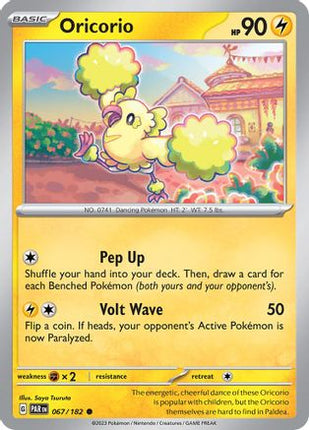 Oricorio - 67/null [SV04: Paradox Rift] Reverse Holofoil