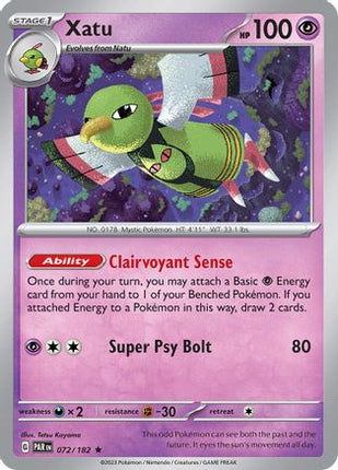 Xatu - 72/null [SV04: Paradox Rift] Reverse Holofoil