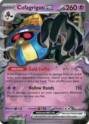 Cofagrigus ex - 76/null [SV04: Paradox Rift] Holofoil