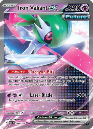 Iron Valiant ex - 089/182 [SV04: Paradox Rift] Holofoil