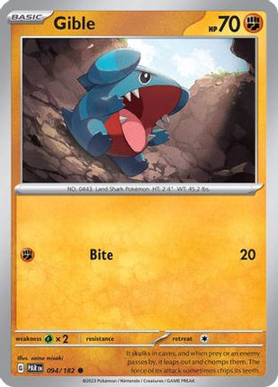 Gible - 94/null [SV04: Paradox Rift]