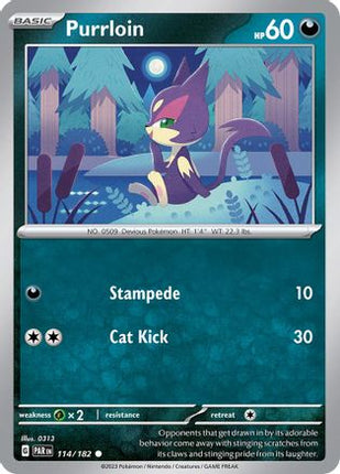 Purrloin - 114/null [SV04: Paradox Rift] Reverse Holofoil