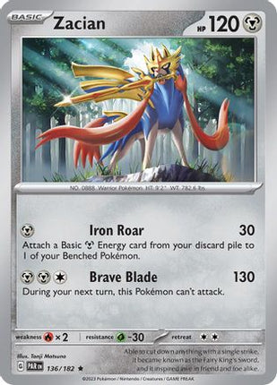 Zacian - 136/null [SV04: Paradox Rift] Reverse Holofoil
