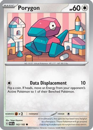 Porygon - 142/null [SV04: Paradox Rift] Reverse Holofoil