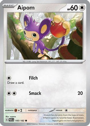 Aipom - 145/182 [SV04: Paradox Rift] Reverse Holofoil