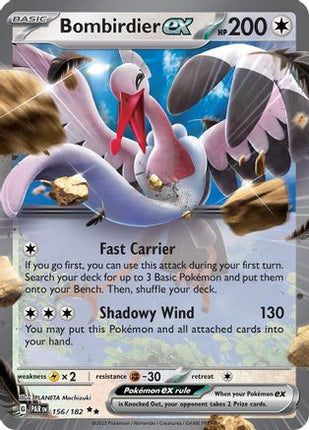 Bombirdier ex - 156/null [SV04: Paradox Rift] Holofoil