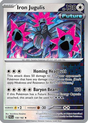 Iron Jugulis - 158/182 [SV04: Paradox Rift] Reverse Holofoil